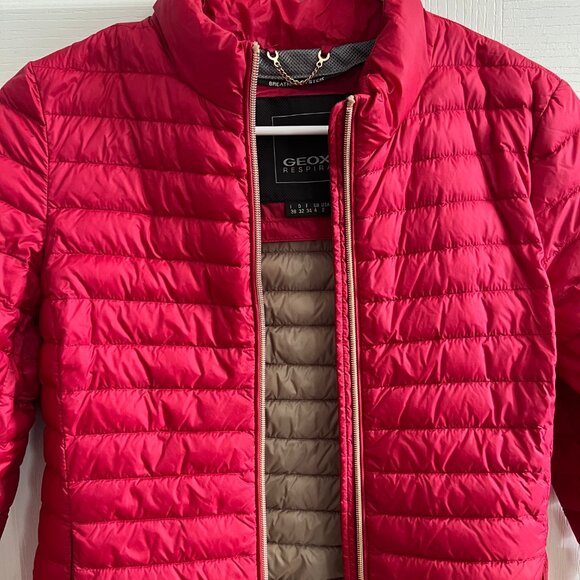 Geox Puffer Jacket - Red - Picture 2 of 3